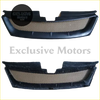 Black plastic mesh grill with mesh insert for mitsubishi outlander front grille 2007-2009 models