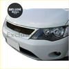 White mesh grill for mitsubishi outlander 2007-2009 front bumper with black mesh and sleek headlight design