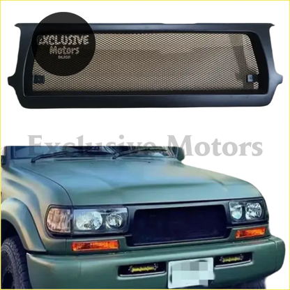 Mesh Grill for Toyota Land Cruiser Prado LC80 FJ80 FZ (1991-1997) - matte black - Exterior
