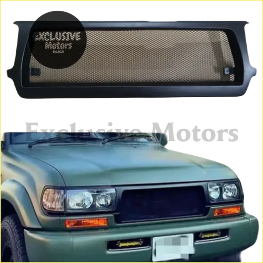 Mesh Grill for Toyota Land Cruiser Prado LC80 FJ80 FZ (1991-1997) - matte black - Exterior
