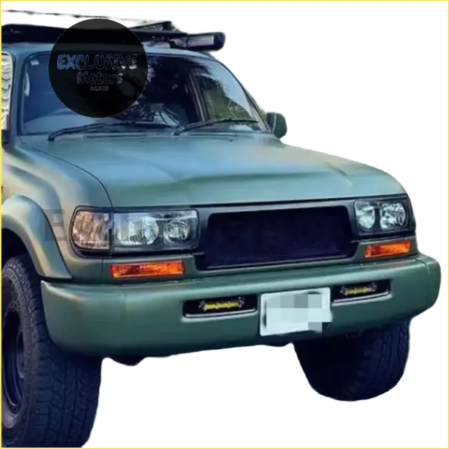 Mesh Grill for Toyota Land Cruiser Prado LC80 FJ80 FZ (1991-1997) - matte black - Exterior