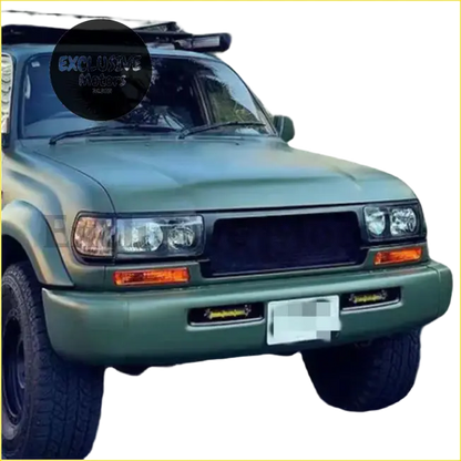 Mesh Grill for Toyota Land Cruiser Prado LC80 FJ80 FZ (1991-1997) - matte black - Exterior