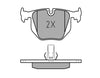 Meyle Original Brake Pad Set Rear 025 214 8717