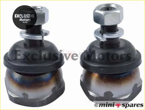 Mini ball joint kit with black rubber-coated metal joints and silver hexagonal nuts for smooth mechanical movement