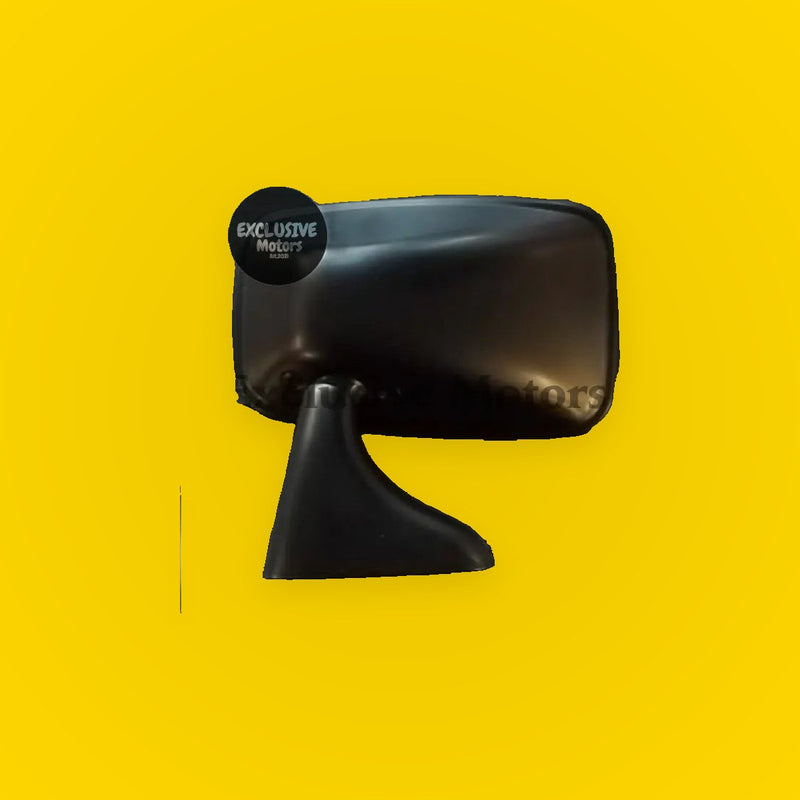 Mini Door Mirror Black Steel