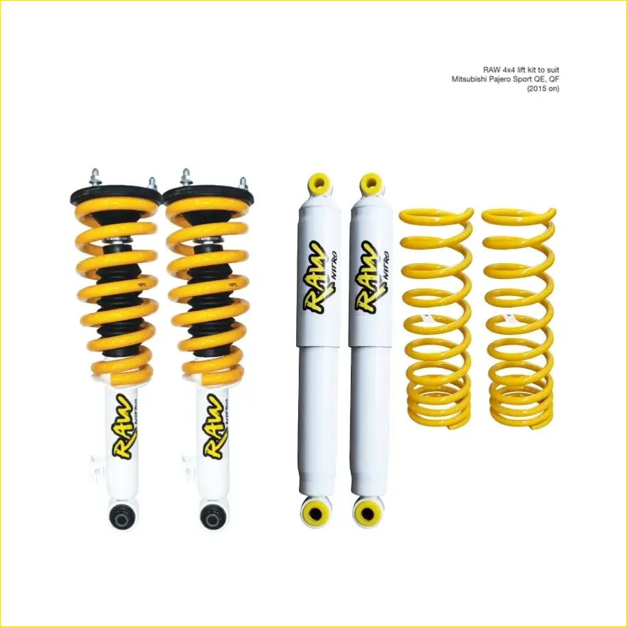 Mitsubishi Pajero Sport QE,QF (2015 on) - Raw Nitro Lift Kit