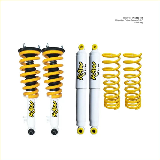 Mitsubishi Pajero Sport QE,QF (2015 on) - Raw Nitro Lift Kit