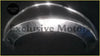 Shiny chrome-finished mk2 rear tarmac alloy flare front fender with sleek curved design for motorcycles