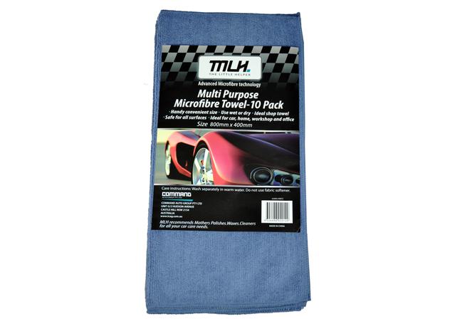 Microfibre Towel MLH Professional Multi Purpose 10 Pack