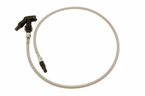 McLeod Racing McLeod Line Assy Mustang 2005-Up 36in W/Male Wire Clip Fittings & Elbow Bleeder — fits Ford Mustang