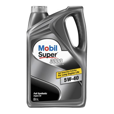 Mobil Super 3000 X2 5W-40 Full Synthetic Engine Oil 5L