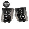 Mitsubishi Pajero V31 & V32 Modified Black LED halo Headlights (1992-1996)