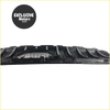 Black plastic modified mesh grill with textured pattern and white accent lines for Mazda CX-5 and CX-8 2017-2020