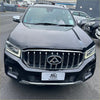 Black suv with chrome grille and emblem featuring sleek headlights and rugged front bumper monsoon bonnet guard ldv t60 maxus 2017 2020