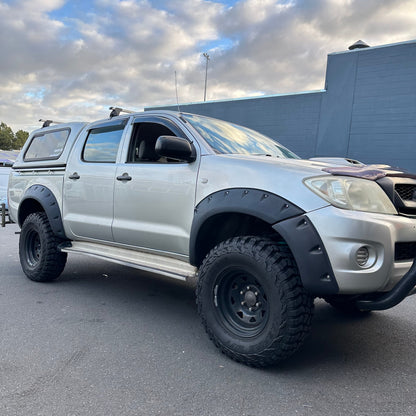 Monster Flare Bolt Style for Toyota Hilux Vigo 2012-2015 Matte Black