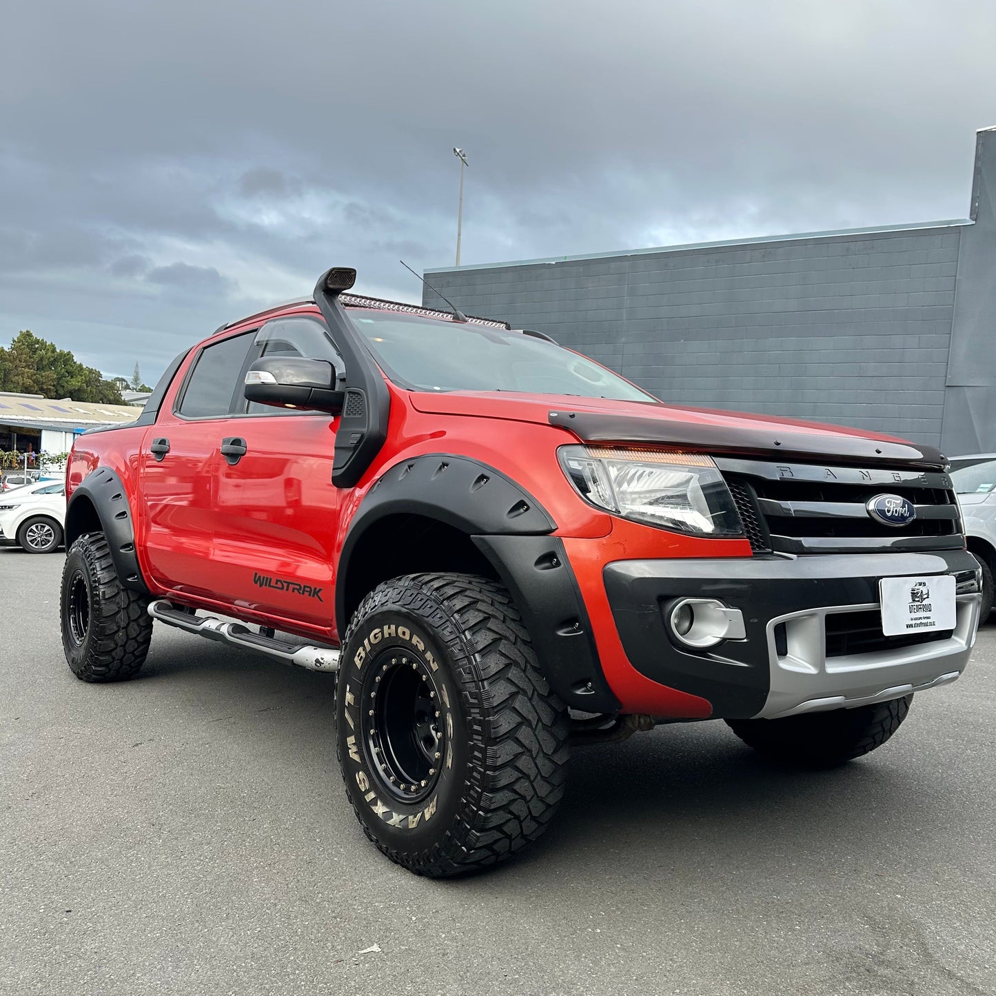 Monster Flare for Ford Ranger PX1 2012-2015 Bolt Style Matte Black