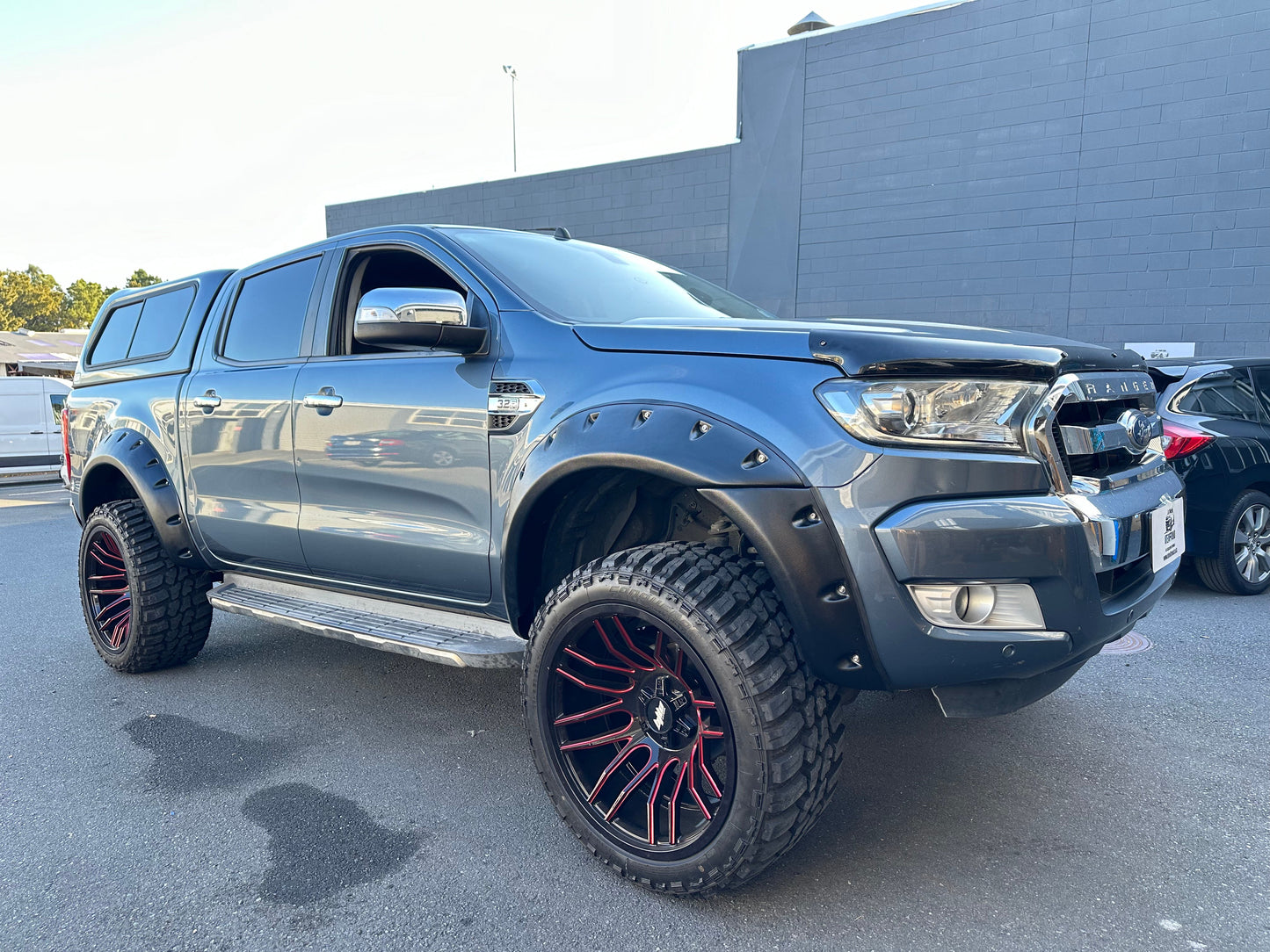 Monster Flare for Ford Ranger PX2 2016-2018 Bolt Style Matte Black