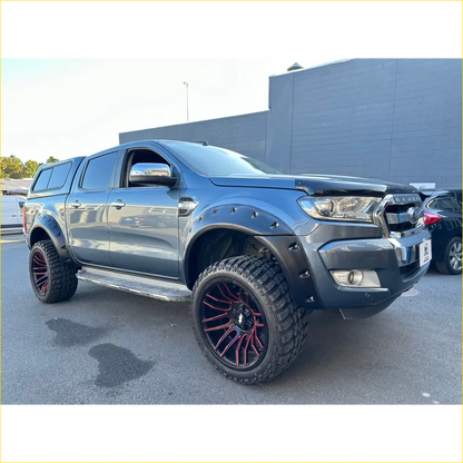 Monster Flare for Ford Ranger PX2 2016-2018 Bolt Style Matte Black