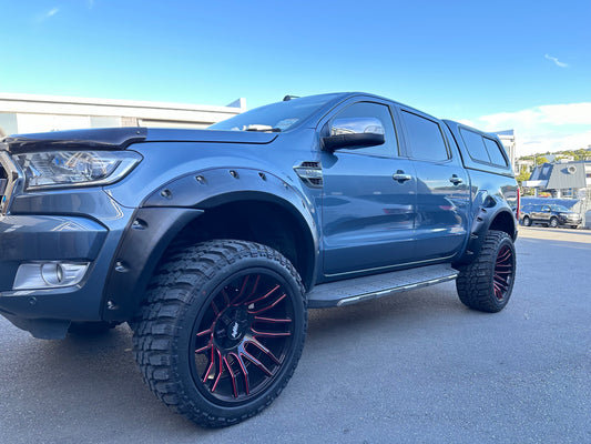 Monster Flare for Ford Ranger PX2 2016-2018 Bolt Style Matte Black