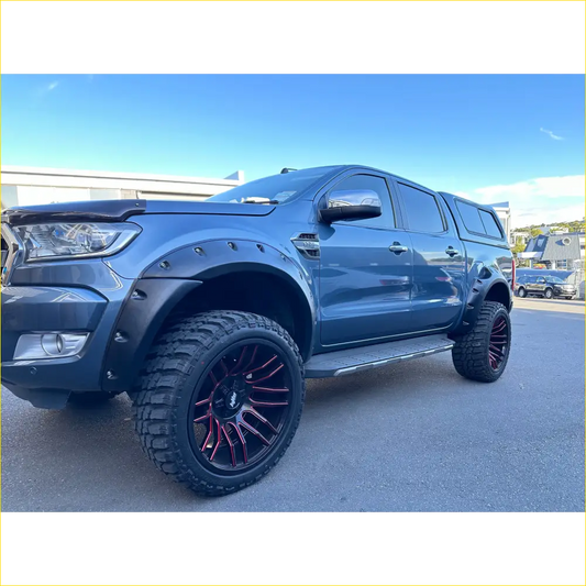 Monster Flare for Ford Ranger PX2 2016-2018 Bolt Style Matte Black