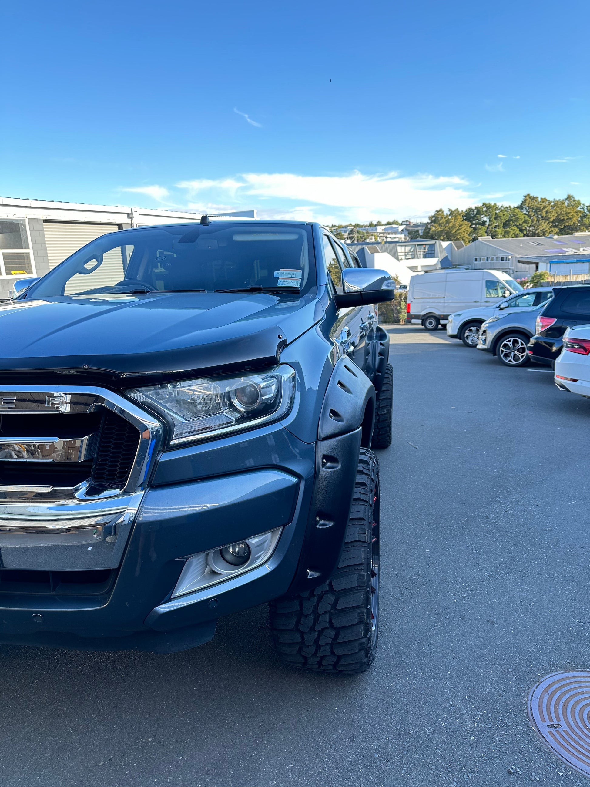 Monster Flare for Ford Ranger PX2 2016-2018 Bolt Style Matte Black