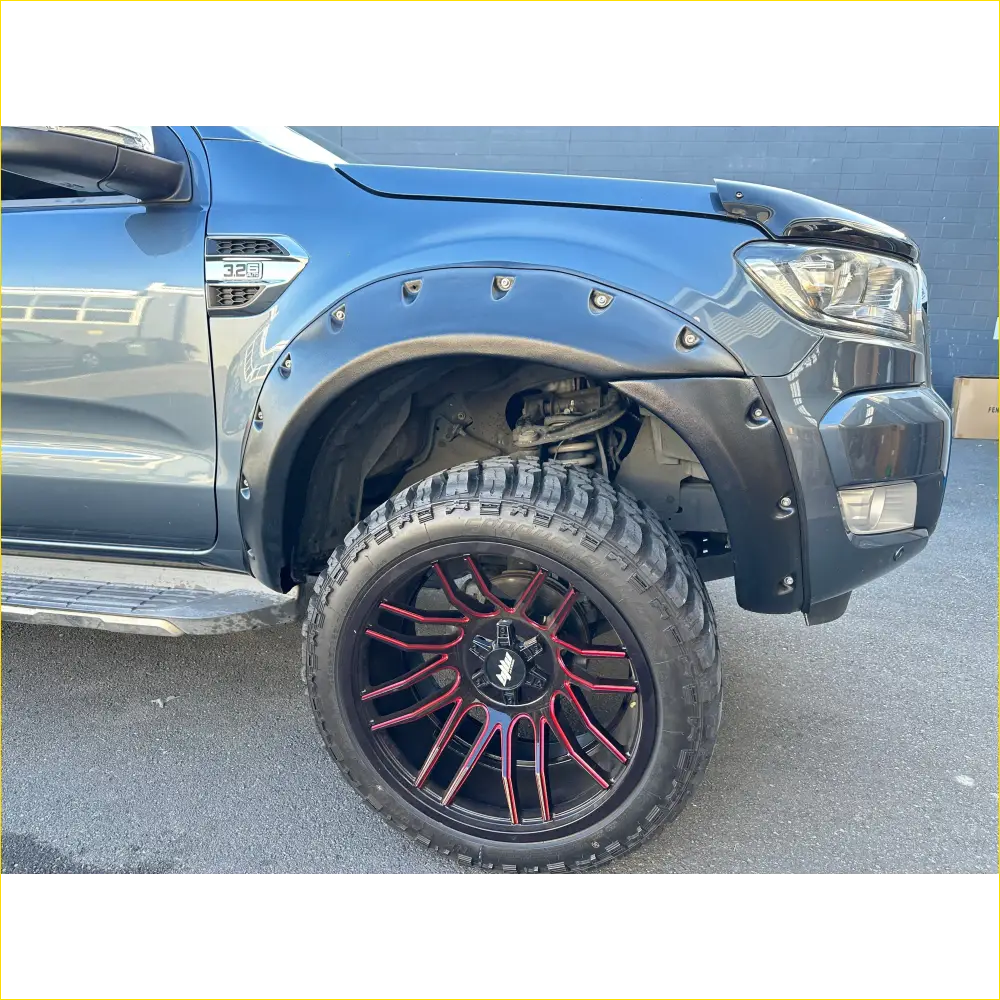 Monster Flare for Ford Ranger PX2 2016-2018 Bolt Style Matte Black