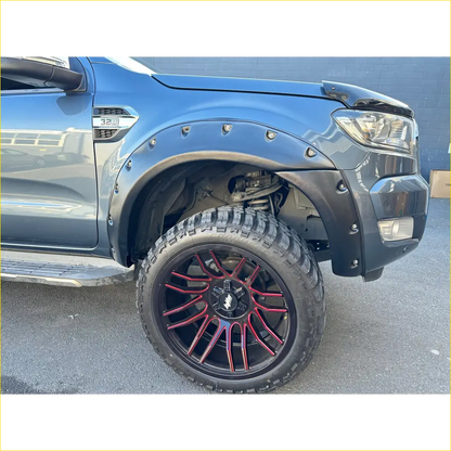 Monster Flare for Ford Ranger PX2 2016-2018 Bolt Style Matte Black