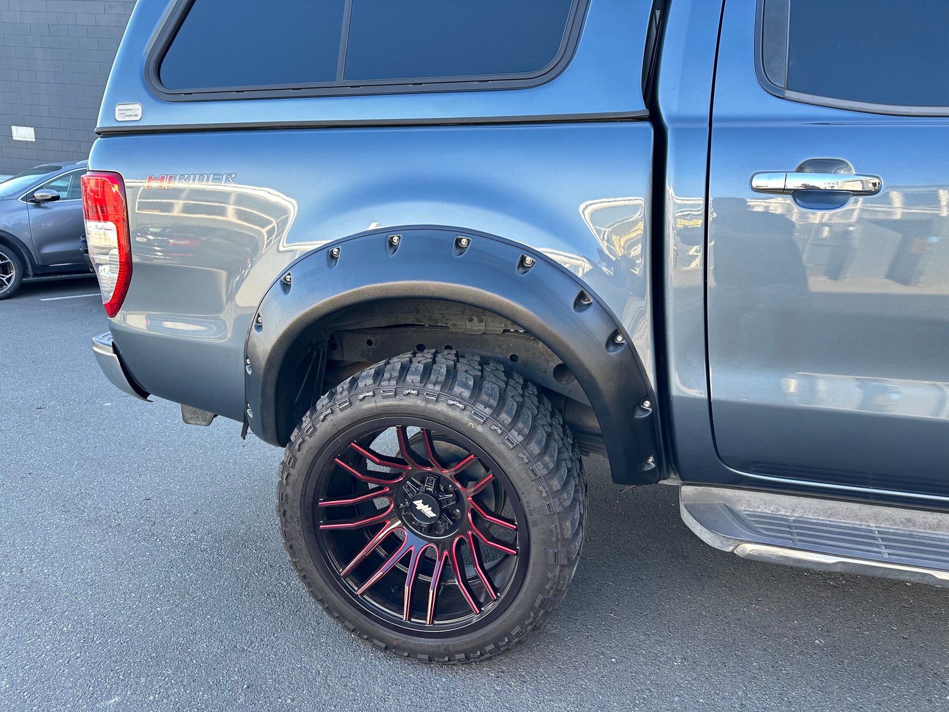 Monster Flare for Ford Ranger PX2 2016-2018 Bolt Style Matte Black