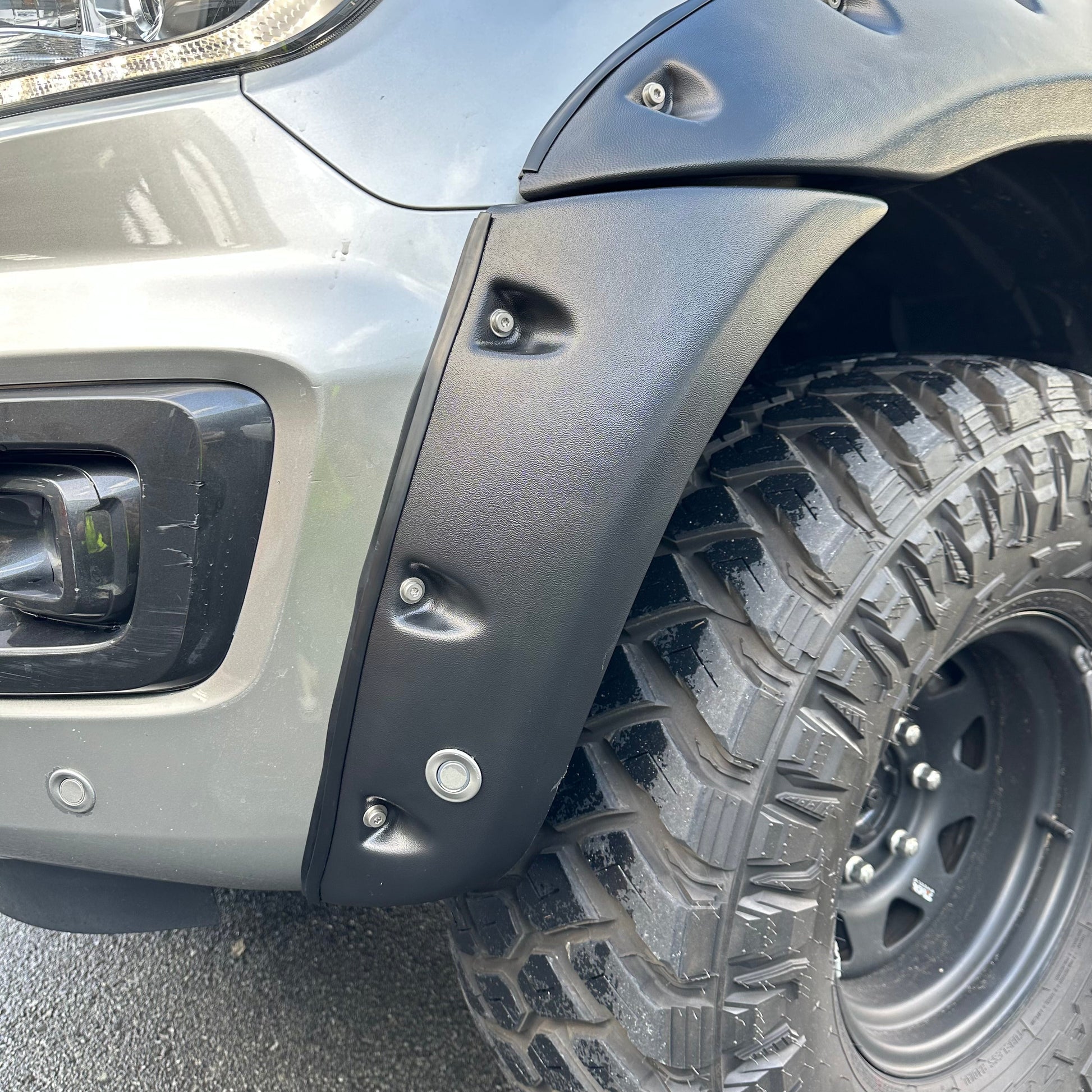 Monster Flare for Ford Ranger PX3 2019-2021 Bolt Style Matte Black