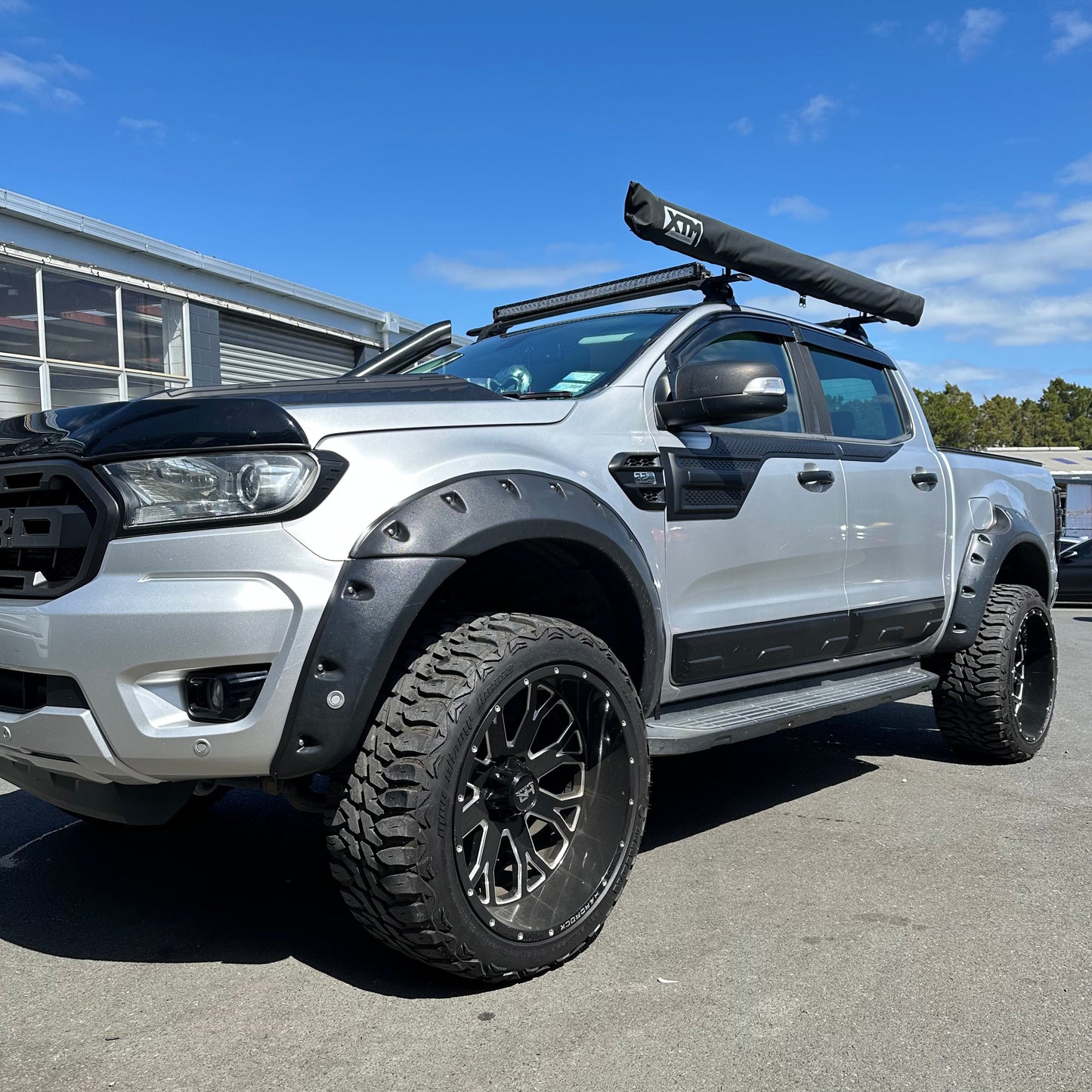 Monster Flare for Ford Ranger PX3 2019-2021 Bolt Style Matte Black