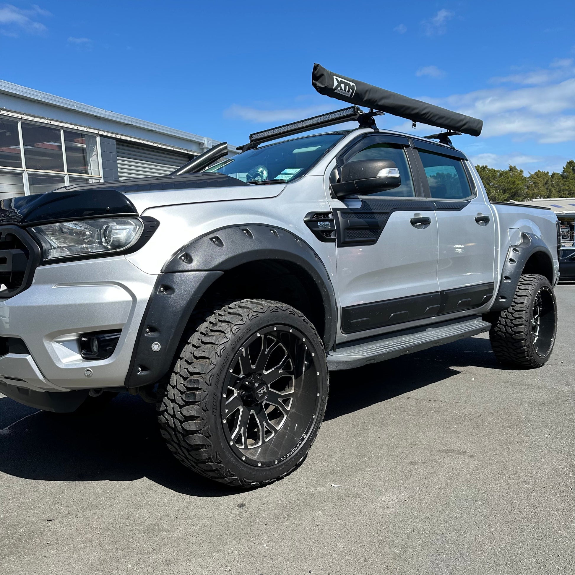 Monster Flare for Ford Ranger PX3 2019-2021 Bolt Style Matte Black
