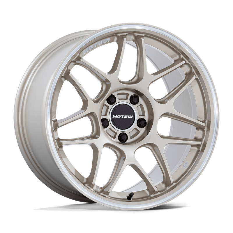 Motegi Tsubaki MR158 18x8.5 5x100 +30mm Motorsport Gold Machined