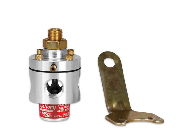 MSD Mallory Fuel Pressure Regulator 3-12 PSI 3 Port
