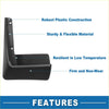 Black plastic mud flap splash guard for toyota prius hatchback 2010-2015 with sturdy flexible material design