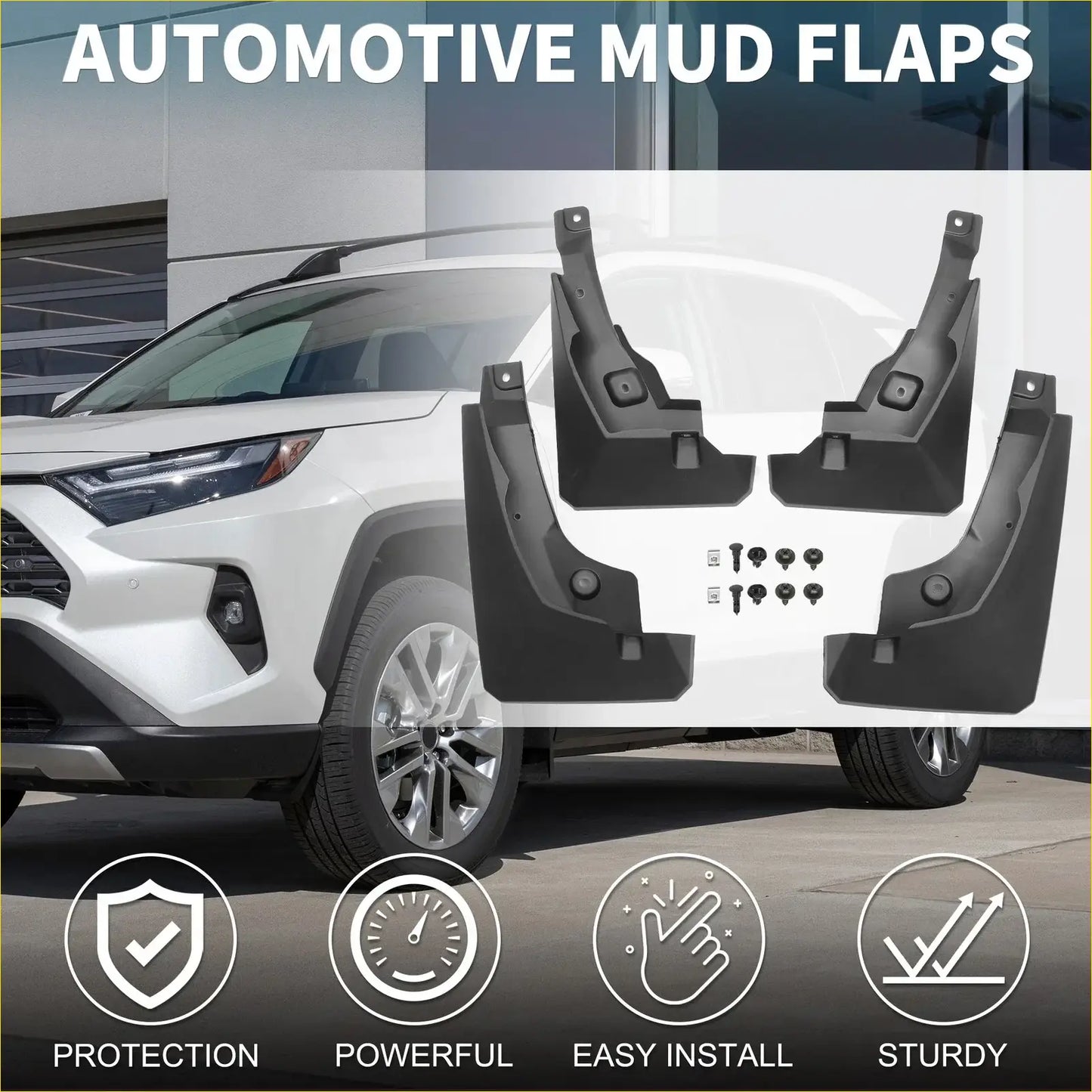 Mud Flap Splash Guard for Toyota RAV4 Hybrid (2019-2024) - Fender Flares