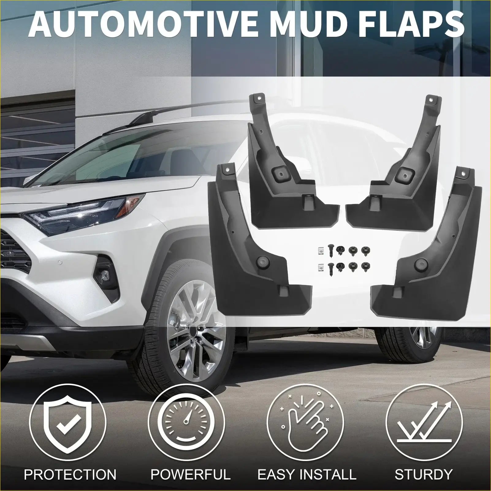 Mud Flap Splash Guard for Toyota RAV4 Hybrid (2019-2024) - Fender Flares