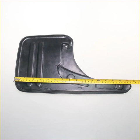 Black plastic door sill plate with molded contours and mounting holes for toyota hilux sr sr5 mud flaps 2005-2009