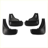 Set of four black plastic mud flaps splash guards for toyota reiz 2007-2010 vehicle wheels back side view