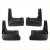 Set of four black plastic mud flaps splash guards for toyota sienna se wheels 2016 to 2019