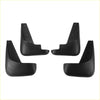 Set of four black plastic mud flaps splash guards 2x front and rear for toyota vios 2004 to 2007 wheels