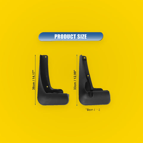 Mudguard Fender Kit for Toyota Highlander 2020-2021 (2 x Screws) Black