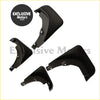 Black plastic mudguard mud flaps designed for wheel arches on toyota rav4 vehicles