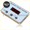 Gold-colored multi-function electronic throttle controller for toyota with digital red display and three silver buttons