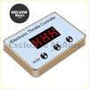 Multi-function electronic throttle controller for toyota models in gold with digital red display and three silver control buttons