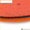 Orange and black textured mushroom air filter foam sponge designed for effective air filtration use