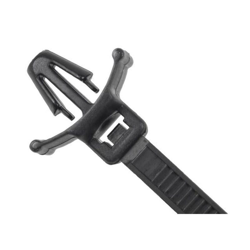 MVP Push Mount Cable Tie Black 200mm 100 Pack VPR-007