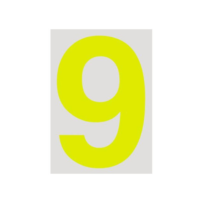 MVP Number 9 Day Glo 15cm Cams Approved VPR-025-9
