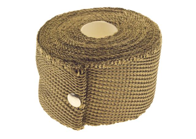 MVP Black Titanium Exhaust Wrap 2" x 15ft VPR-031-15FT