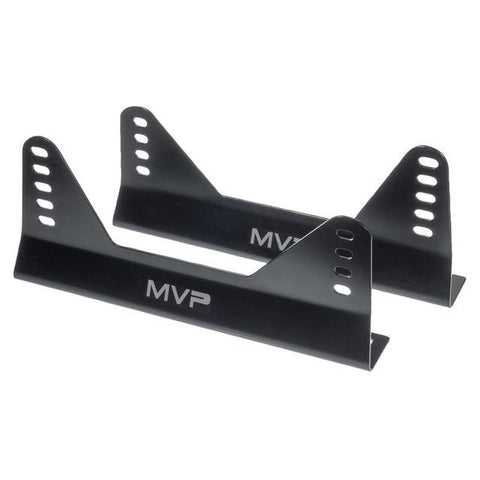 MVP 160mm Mild Steel Seat Mounts Pair Black VPR-053