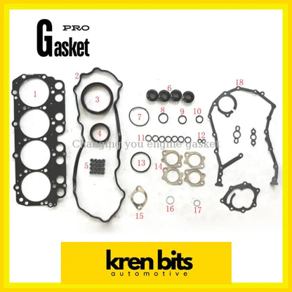 N04C N04C-UL N04C-UQ N04C-UP TOYOTA DYNA Platm/ Metal Set Diesel Engine d kit Engine Gasket Kren Bits